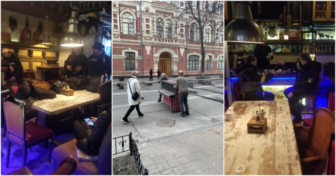 La storia dell’ultimo pub rimasto aperto a Kiev: “Si mangia, si beve, si ascolta musica: ora è più importante dimostrare fratellanza”