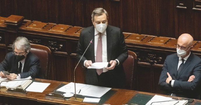 Catasto e gas russo: crisi di nervi in aula per Draghi