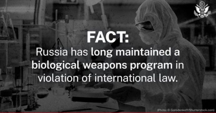 Guerra Russia-Ucraina, l’ambasciate Usa in campo: “La Russia ha una lunga storia di uso di armi chimiche, come con Navalny”