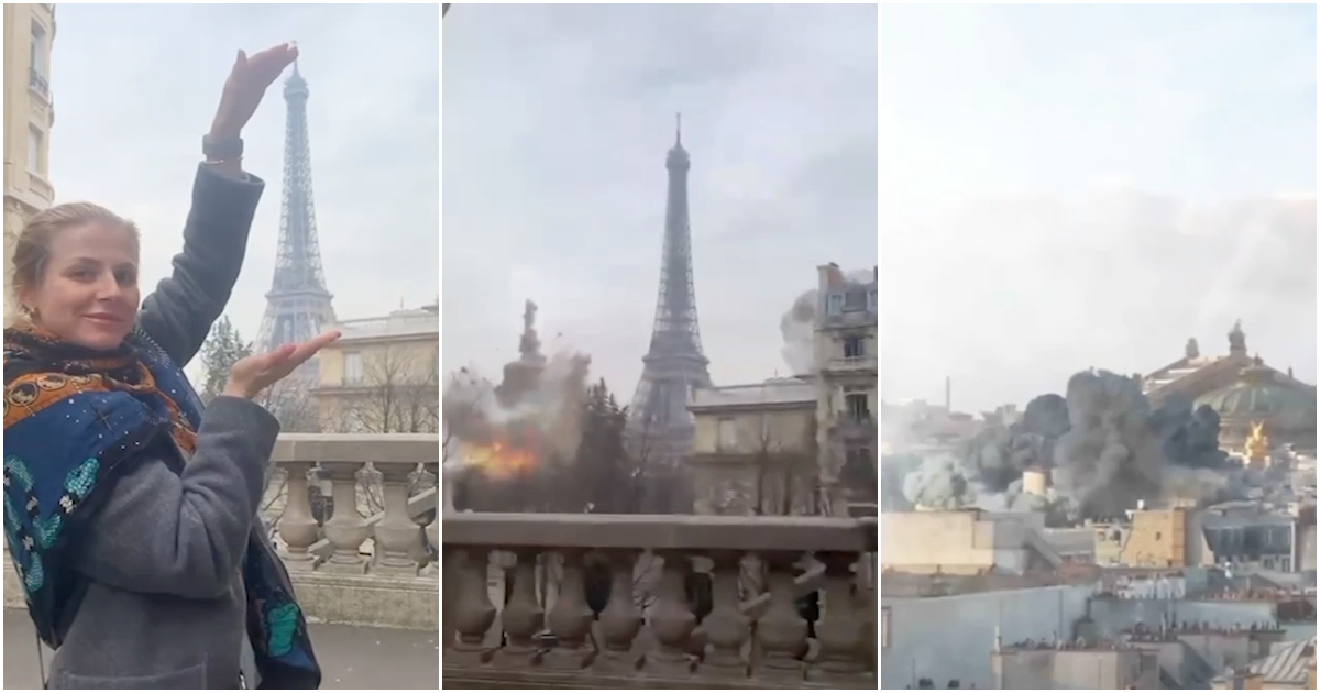 La tour Eiffel et le centre de Paris sous une bombe dans une vidéo publiée par Kiev : « Imaginez si Poutine attaquait un autre pays européen »