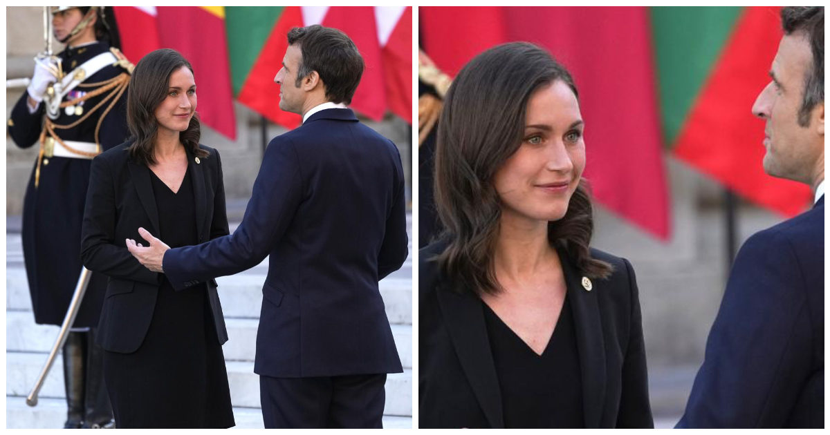 “Trova una donna che ti guardi come Sanna Marin guarda Emmanuel Macron”, la foto e quel pettegolezzo