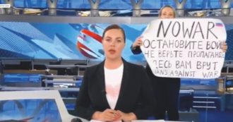 Copertina di Che Tempo che Fa, la giornalista russa Marina Ovsyannikova ospite di Fazio: ha protestato in diretta tv contro la guerra