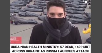 Guerra Russia-Ucraina, la bufala degli “zombie ucraini” che resuscitano in diretta tv: è una manifestazione dei Fridays for Future
