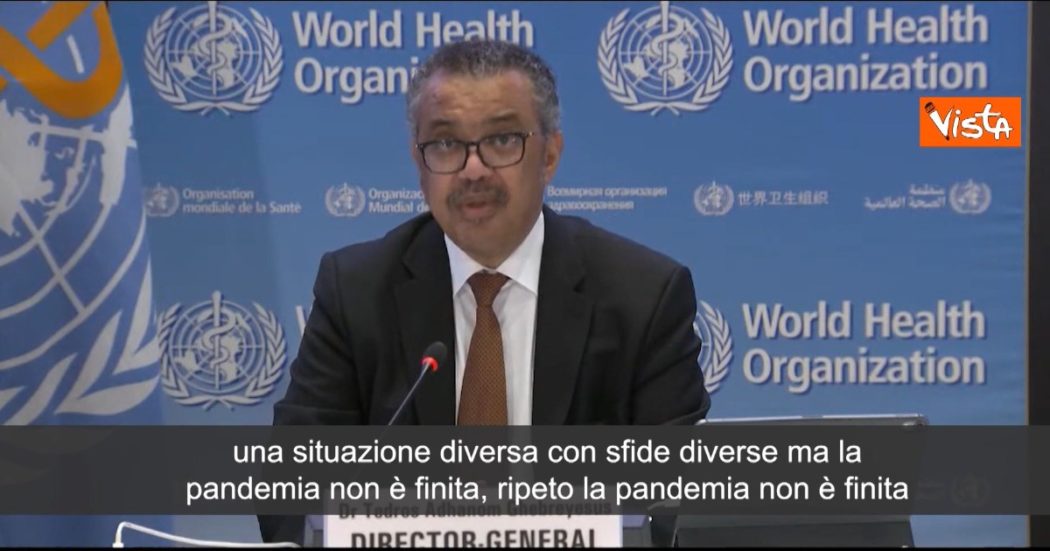 Covid, Oms: “Casi aumentano nonostante la riduzione dei test. Vediamo solo punta iceberg, la pandemia non è finita” – Video