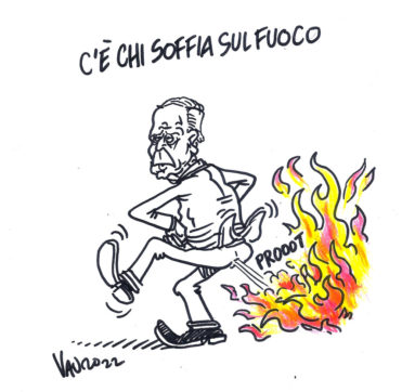 Copertina di La vignetta di Vauro