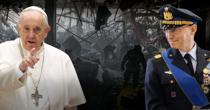 In Edicola sul Fatto Quotidiano del 22 Marzo: Vogliono i droni-bomba. Il Papa: “Riarmo scandalo”
