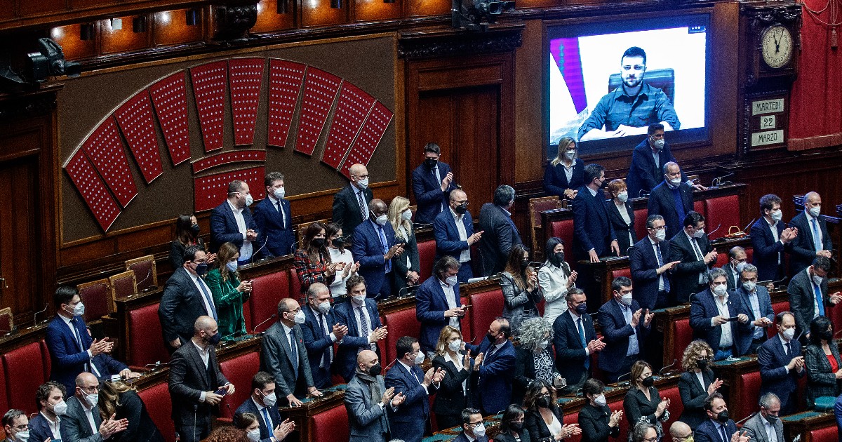 Russia-Ukraine war, the direct – Zelensky to Parliament: “Our people have become the army.  For the Russians we are the gate to the EU. “In Severodonetsk you shoot people in line at the supermarket