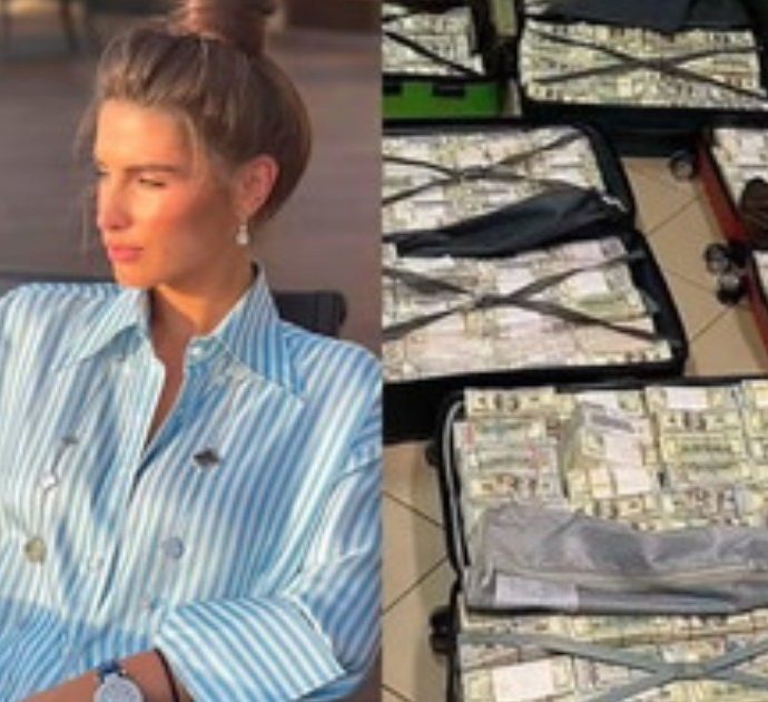 Anastasia Kotvitska, la moglie di un ex parlamentare ucraino fermata alla frontiera: aveva 31milioni in contanti in diverse valigie