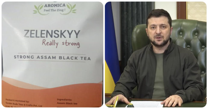Volodymyr Zelensky, arriva il tè dedicato al premier ucraino: “Molto forte, come lui”