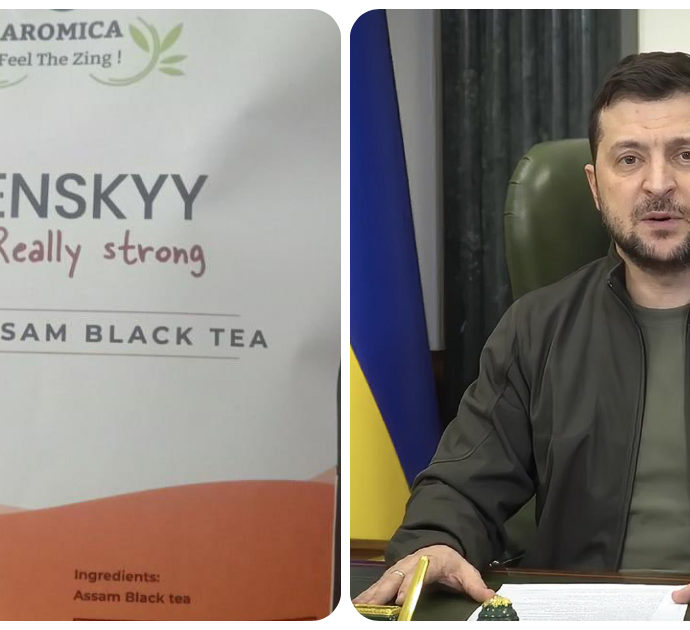 Volodymyr Zelensky, arriva il tè dedicato al premier ucraino: “Molto forte, come lui”