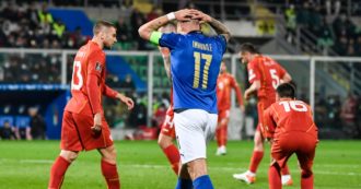 Copertina di L’Italia sconfitta a Palermo dalla Macedonia del Nord: è fuori dai mondiali di Qatar 2022