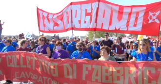 Copertina di Firenze, tornano in piazza i lavoratori della ex-GKN: “Qui per insorgere. Stanchi del precariato, vogliamo un futuro migliore”