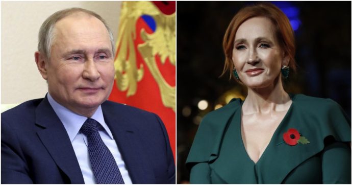Putin fa un paragone con J.K. Rowling, la scrittrice di Harry Potter replica lapidaria: “Lui massacra i civili e avvelena gli oppositori”