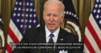 Copertina di Guerra Russia-Ucraina, Biden: “Le mie parole su Putin? Non stavo parlando di un cambiamento politico, ma non mi scuso”