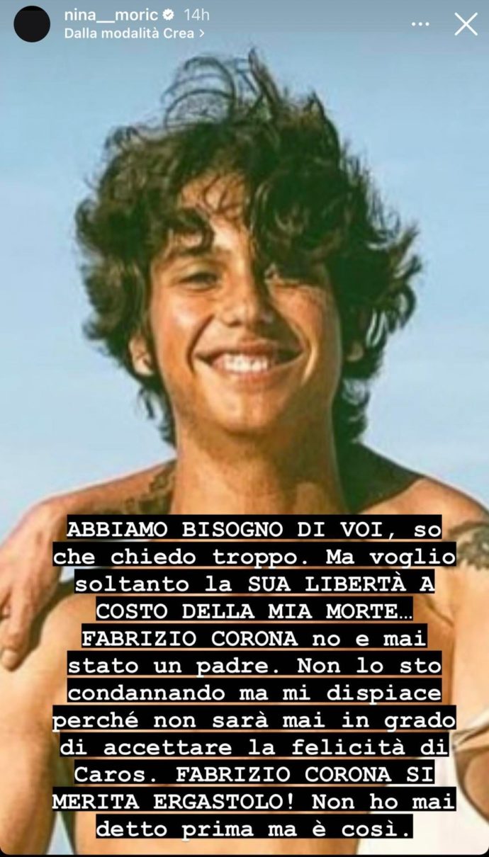 Carlos Maria Corona compie 18 anni, il padre Fabrizio Corona confessa: Ha  avuto problemi psicologici *