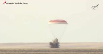 Copertina di Spazio, è atterrata la navetta Soyuz: tornano sulla terra due astronauti russi e un americano. Le immagini dell’arrivo in Kazakistan