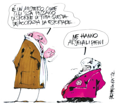 Copertina di La vignetta di Beppe Mora