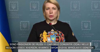 Copertina di Guerra Russia-Ucraina, la vicepremier Vereshchuk: “Undici sindaci sono prigionieri dell’esercito di Mosca”