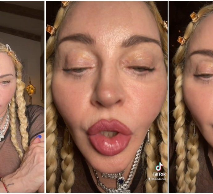 Madonna irriconoscibile su TikTok, fan scatenati: “Ma sta bene?”