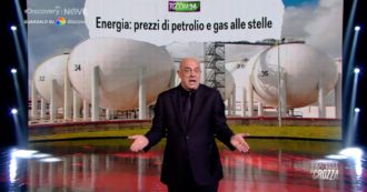 Copertina di Il monologo di Crozza: “Embargo gas russo? Lo compriamo tutto adesso per non farlo quest’inverno, geniale”