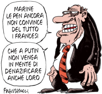 Copertina di La vignetta di Franzaroli