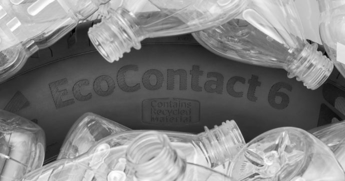 Continental, arrivano le gomme costruite riciclando bottiglie di plastica