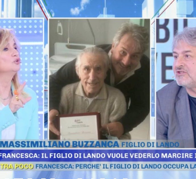 Pomeriggio 5, il figlio di Lando Buzzanca: “Sono 3 anni che fa fatica a riconoscere le persone”. Ma la compagna del padre si oppone: “Sequestrato da un anno”