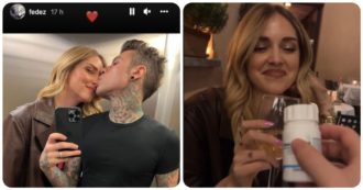 Copertina di Fedez a cena fuori con Chiara Ferragni: “Brindo con gli enzimi pancreatici”