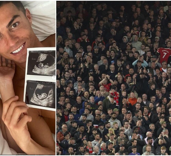 Liverpool-Manchester, tutto lo stadio canta “You’ll never walk alone” per Cristiano Ronaldo dopo la morte del figlio: il momento è da brividi