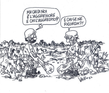 Copertina di La vignetta di Vauro