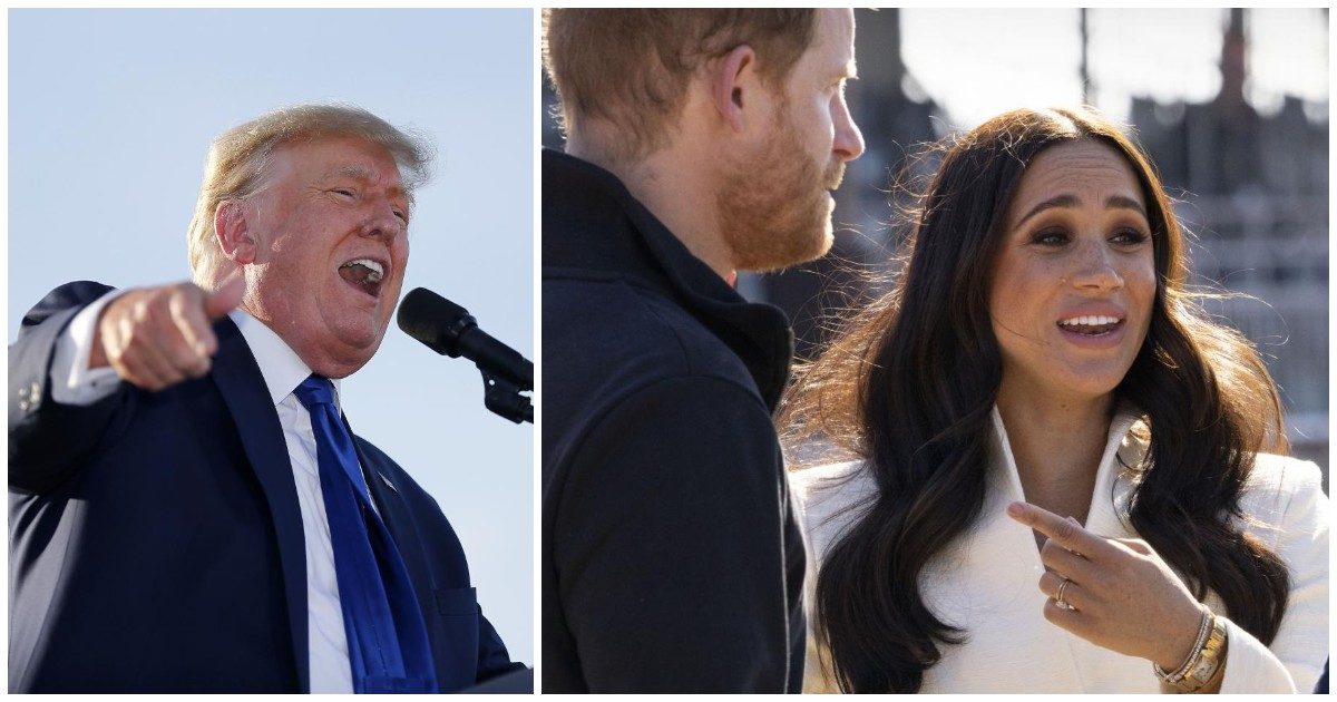 Donald Trump contro Meghan Markle: “Il principe Harry è sottomesso a lei, lo porta in giro per il naso”
