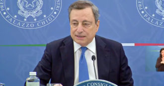 Draghi: “Bonus di 200 euro per i redditi fino a 35mila euro. Risorse da tassa su extraprofitti delle aziende dell’energia”