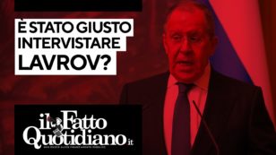 Copertina di È stato giusto intervistare Lavrov? Segui la diretta con Peter Gomez
