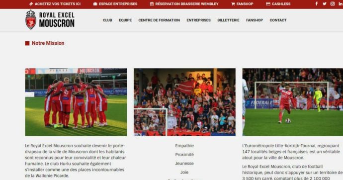 Royal Excel Mouscron, l’emblema delle zone d’ombra del calcio moderno ora rischia il crac