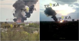 Guerra in Ucraina, le immagini degli attacchi a Leopoli: missili russi distruggono le centrali elettriche. I video ripresi dai residenti