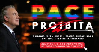 Copertina di Pace proibita? Piuttosto sbagliata: ecco quel che ho visto nello spettacolo di Santoro