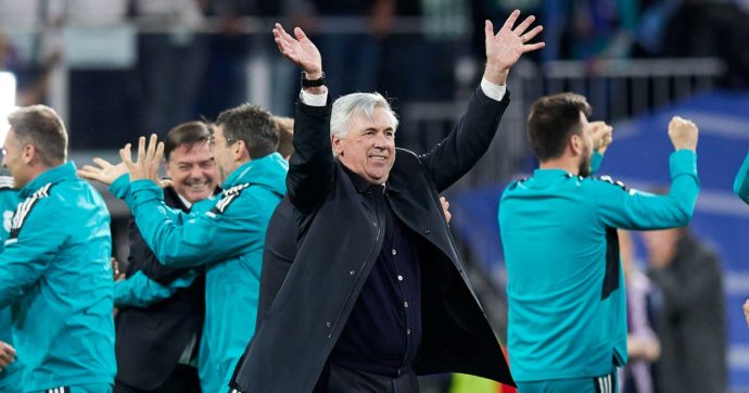 L’ultima magia di Carlo Ancelotti che marcia verso il record di Champions con fame calma. E ora c’è il Liverpool, croce e delizia col Milan
