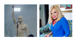 Copertina di Mahmood a Londra in gonna e passamontagna. Sandra Milo commenta entusiasta: “Ce lo abbiamo solo noi un cantautore originale e stiloso come te”