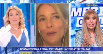 Copertina di Pomeriggio Cinque, Flavia Vento intona una canzone per Tom Cruise e Alessandra Mussolini lascia lo studio: “Non mi sono sentita bene, non ce la faccio”