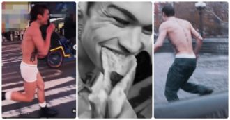 Copertina di “Abbiamo pagato Blanco per correre in mutande a Times Square a New York e lui l’ha fatto”- VIDEO