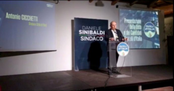 “Boia chi molla”. Bufera a Rieti al comizio di FdI