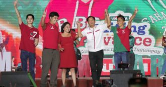 Copertina di Filippine, il figlio dell’ex dittatore Marcos vince le presidenziali. E la figlia dell’attuale presidente Duterte sarà sua vice