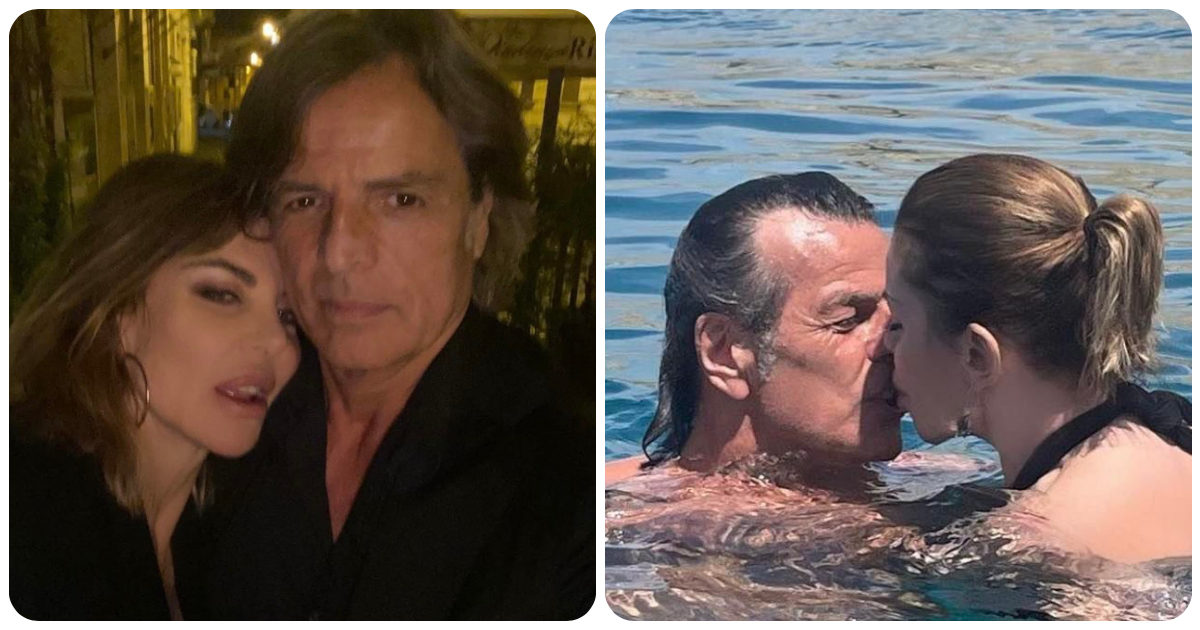 Alba Parietti e il fidanzato Fabio Adami, scoppia la passione in acqua: “Non chiedeteci più se è una cosa seria”