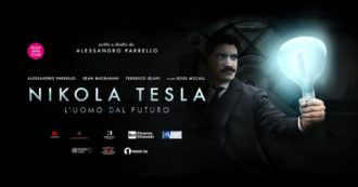 Copertina di Nikola Tesla the man from the future, nel corto sulla vita dell’inventore l’esperienza si sdoppia: così il cinema diventa interattivo