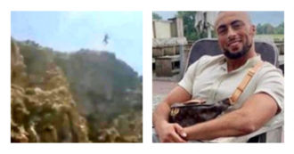 Copertina di Si tuffa da 30 metri e muore dopo uno schianto sulle rocce: la tragedia di Mourad Lamrabatte ripresa in video dalla moglie