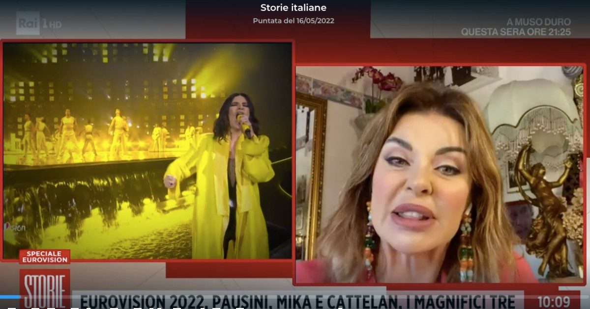 Storie italiane, Alba Parietti svela il vero motivo del malore di Laura Pausini all’Eurovision: “Ho chattato con lei”