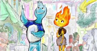 Copertina di Elemental, il nuovo titolo Disney Pixar ha il suo concept art. Gli elementi della natura protagonisti