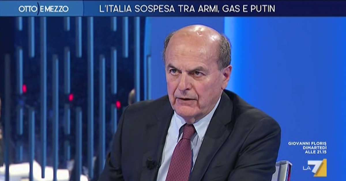 Bersani a La7: “Non dobbiamo stringere i bulloni tra Europa e Nato, sono cose un po’ diverse. E l’Italia non deve essere il mastice delle due”