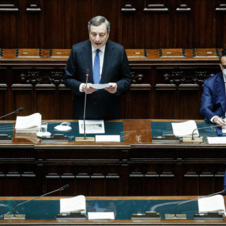 Copertina di Il doppio fronte di Draghi: il Fatto di domani 20 maggio