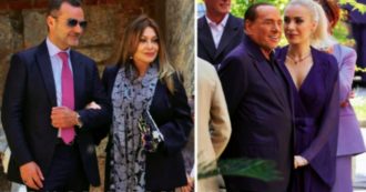 Copertina di Veronica Lario e Marta Fascina insieme al battesimo di Emanuele Silvio Berlusconi